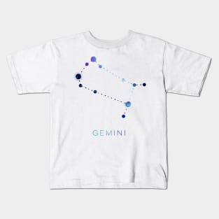 GEMINI STAR CONSTELLATION ZODIAC SIGN Kids T-Shirt